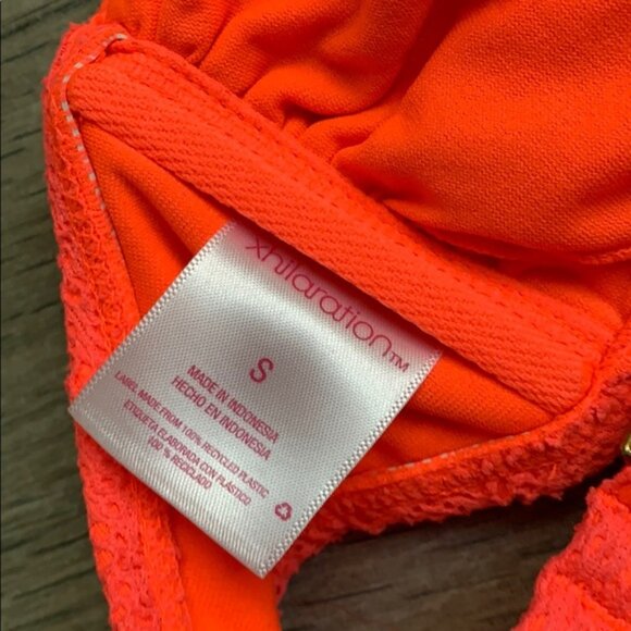 Xhilaration neon coral bikini top - Picture 4 of 4